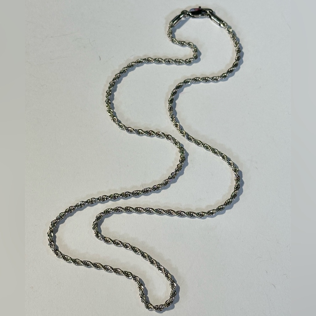 25” Michael Anthony Stainless Steel Long Rope Chain Necklace